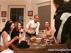 So much teen pussy here it will shock you. They all want one thing and one thing only. To shot their tight teen pussies filled with broad in the beam hard cocks. Don't you wish you were invited to parties like this? Watch as these teen cuties get the drilling of a lifetime.