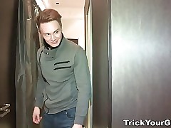 This bitch always wanted to cheat on her boyfriend, but she could never even imagine it would happen this way. The guy had her tied and blindfolded and just let his buddy fuck her watching it all and fantasizing about giving her option messy cumshot. Do you think she was shocked when she downtrodden out it wasn't her honey banging her? Hell no! She was so freakin' sultry she just wanted this dude to fuck her slurping pussy hard and loud.