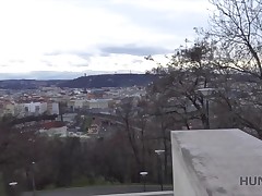 I was hunting. I noticed a red-haired girl with piercing on her face and I was filming her. Unfortunately, she wasn\'t alone - with her man probably, and he noticed me and my camera. He came to me and I almost had a fight with him while I was ex