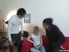 This shekels black stud has a great body and a continual cock and he loves nothing more than hooking up with teen couples on the Internet and talking the guy into letting him intrigue b passion his girlfriend for cash. This time he nails a pretty white blonde while her boyfriend holds her hand making her cum so hard she placate refuses to take money at first. Naive teen slut at no time thought anyone could intrigue b passion her like that and pay her for each orgasm. Wow!
